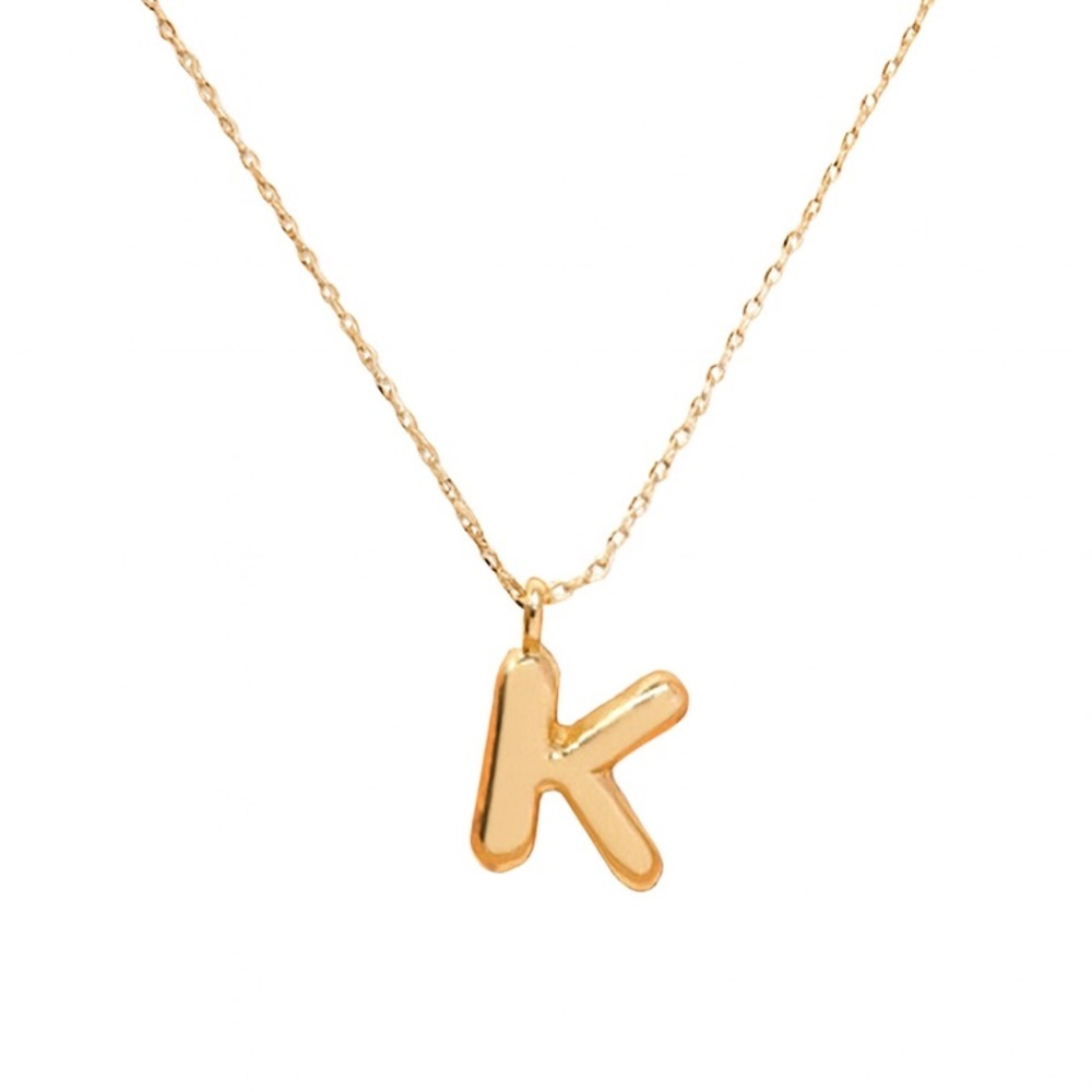 Bubble Initial Necklace (4000)